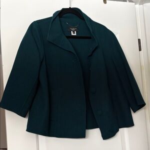 Talbots Women's Teal Suit Jacket